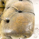 Old vintage leather chesterfield sofa