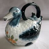 Pitcher teapot jug ceramic bird duck