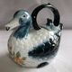 Pichet théière verseuse céramique oiseau canard