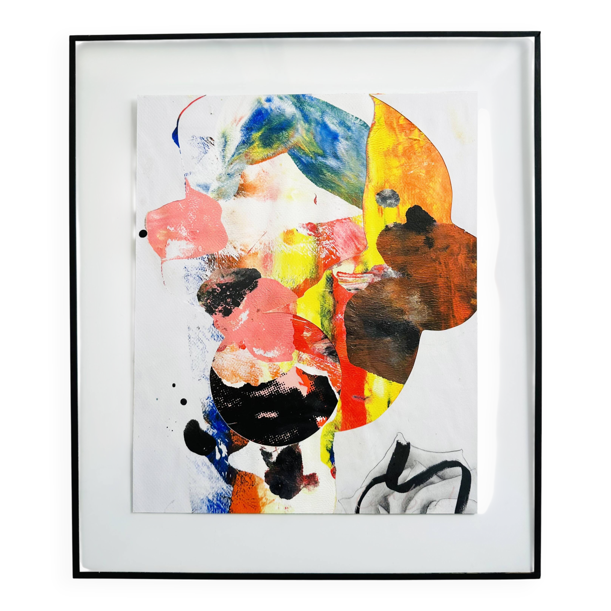 Original French surrealist portrait. France, 2000s