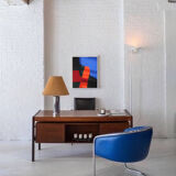 Acrylic painting on canvas "colored composition" 55x46 cm