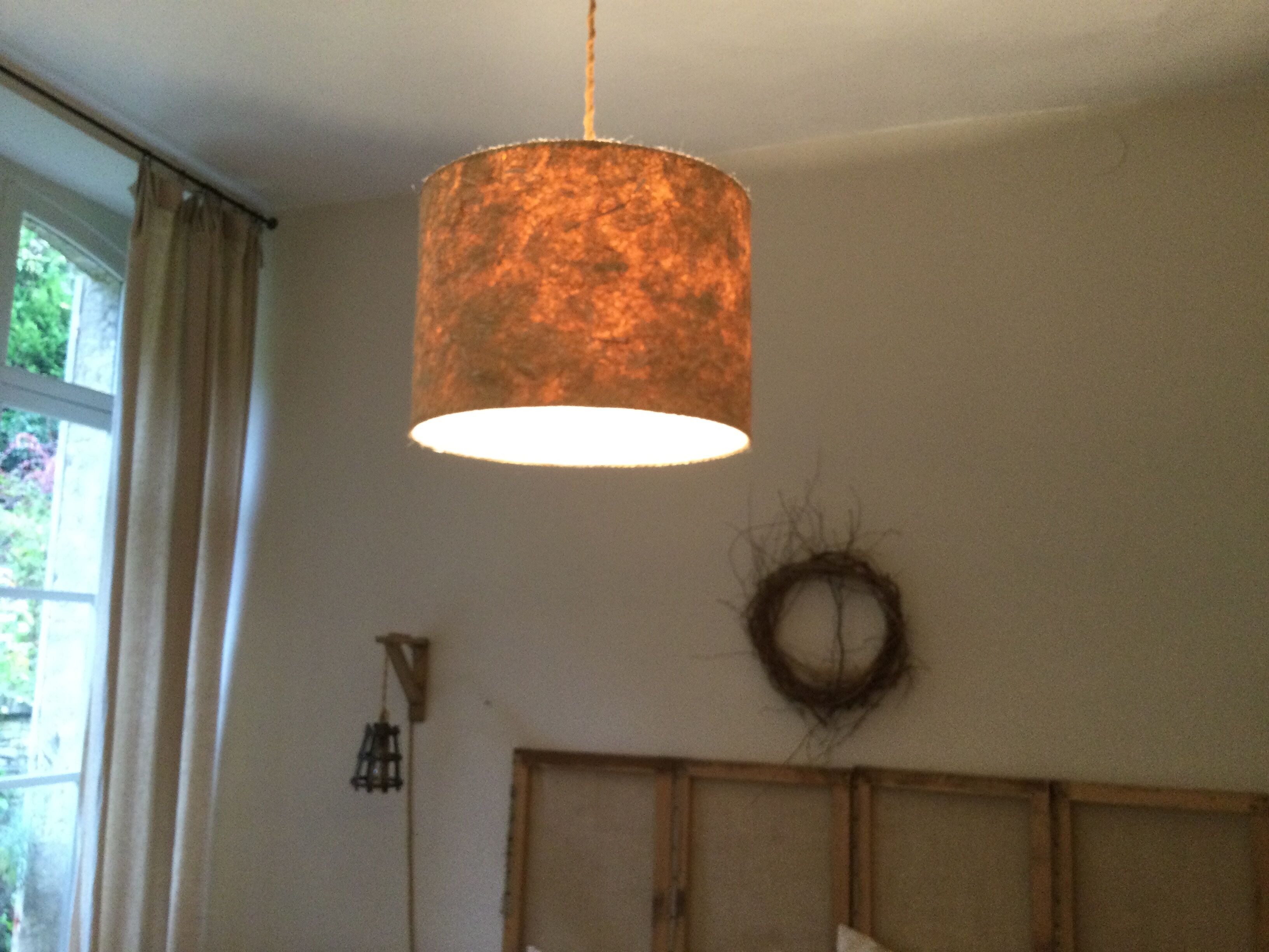 Hemp lampshade