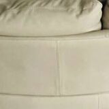Modular leather sofa