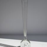 Soliflore vase in bubbled glass