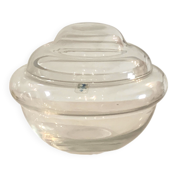 Murano glass bowl with lid