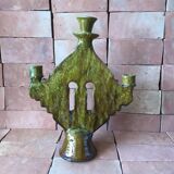 Tamegroute pottery candle holder