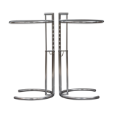 Set of 2 tabes Eileen Gray chrome model 1027