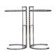 Set of 2 tabes Eileen Gray chrome model 1027