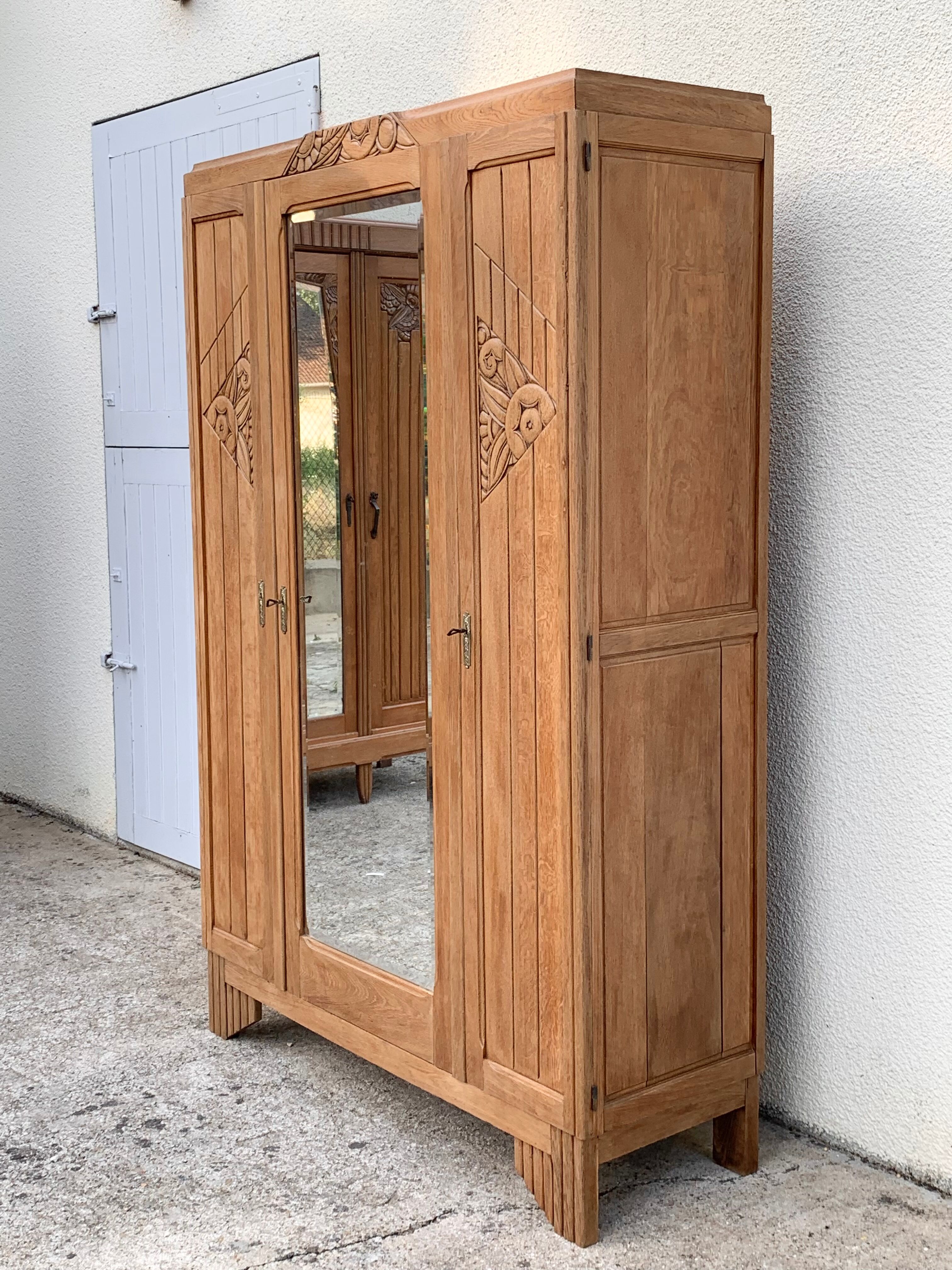 Parisian cabinet wood raw 1930