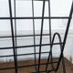 Vintage wire metal magazine rack