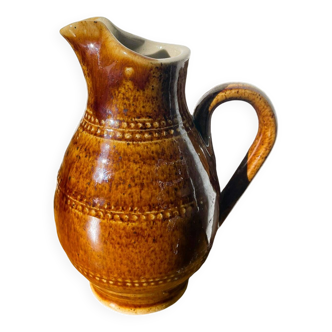 Small pitcher / carafe in glazed stoneware