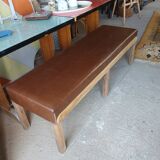Old brasserie bench