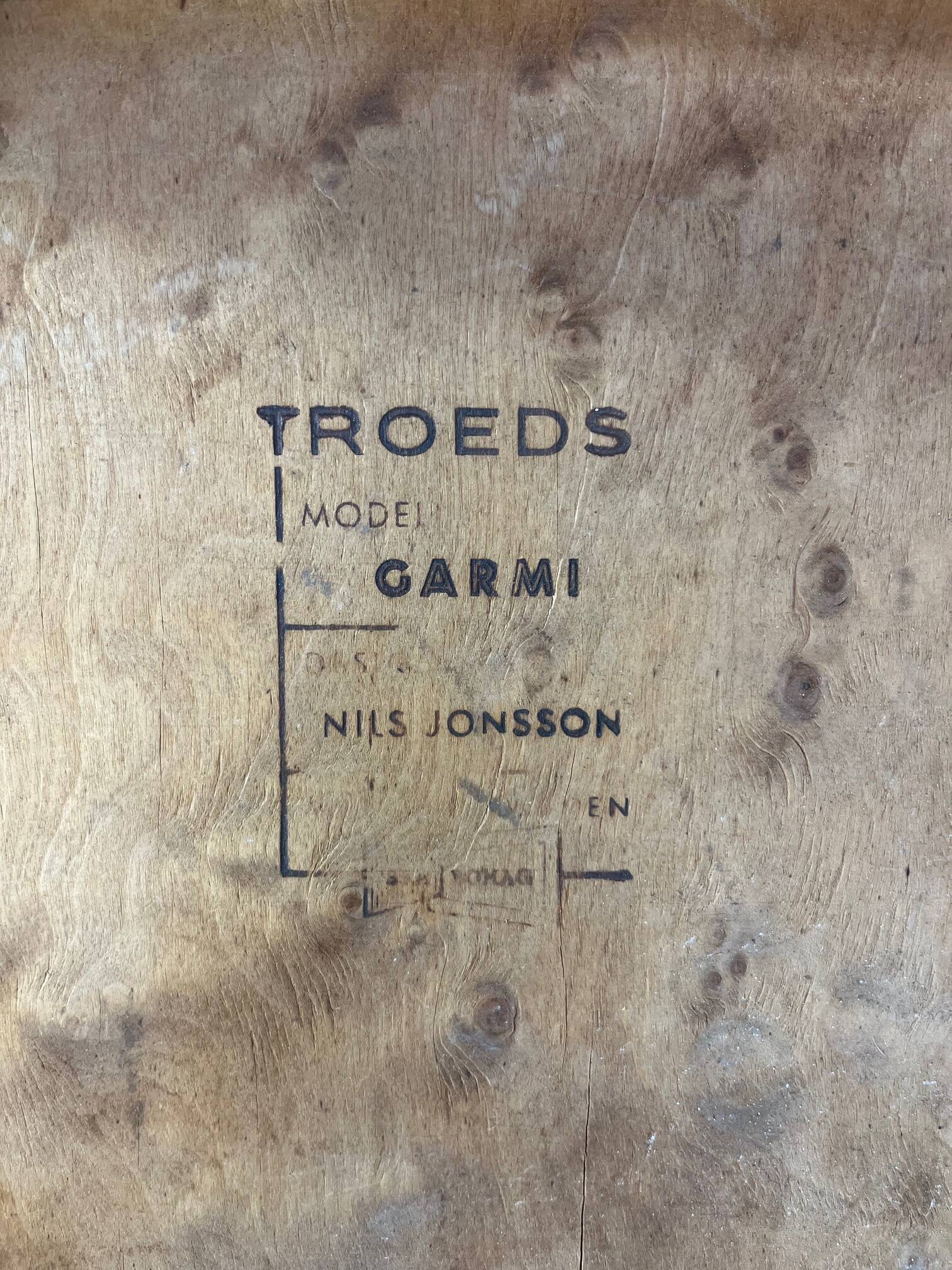 Mid-Century Modern Swedish Teak Dining Chairs by Nils Jonsson for Troeds