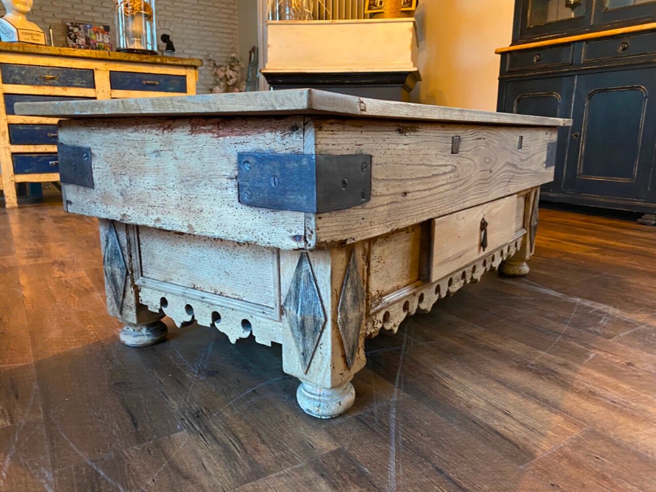 Coffee table with chest