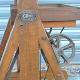 Architect's table has industrial adjustable design H Morin betting