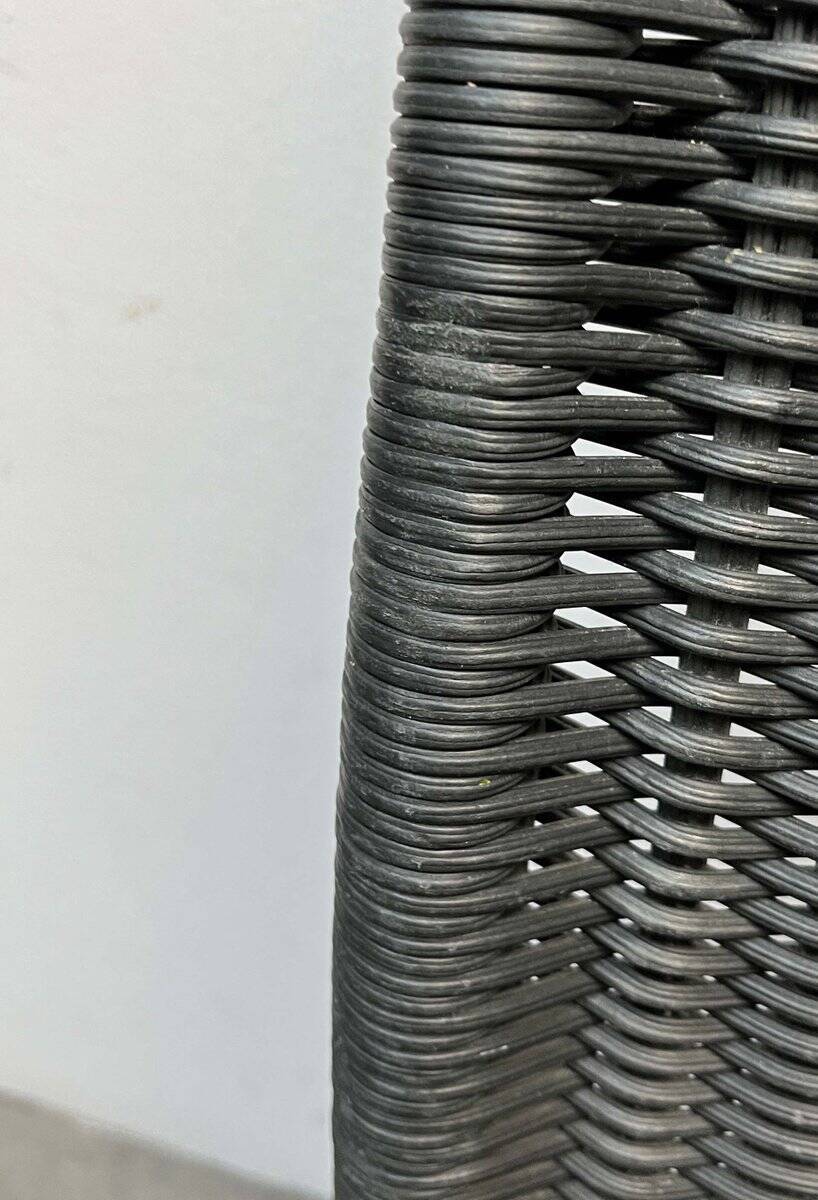 Grey German cantilever chairs B25 with leather cushions from Tecta, set of 4.