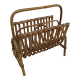 Panier de lecture en bambou vintage