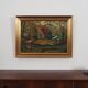 Peinture « The Forest Mill », design scandinave, années 1970, de C. May