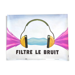 Affiche  Filtre le Bruit  INRS