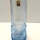 Set of Six Blue Crystal Handmade Drinking Glasses