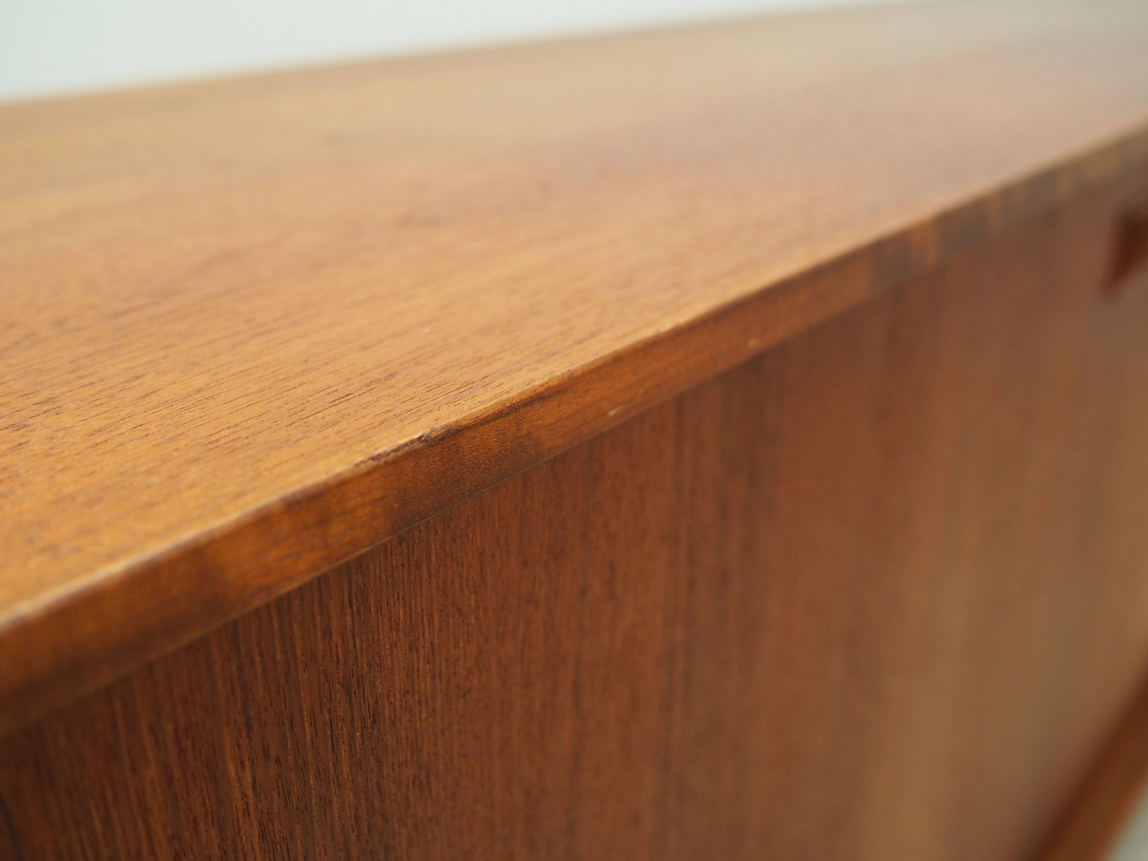 Teak sideboard, Danish design, 1970s, produced in Denmark