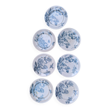 Service set in Longwy earthenware, Terre de fer.