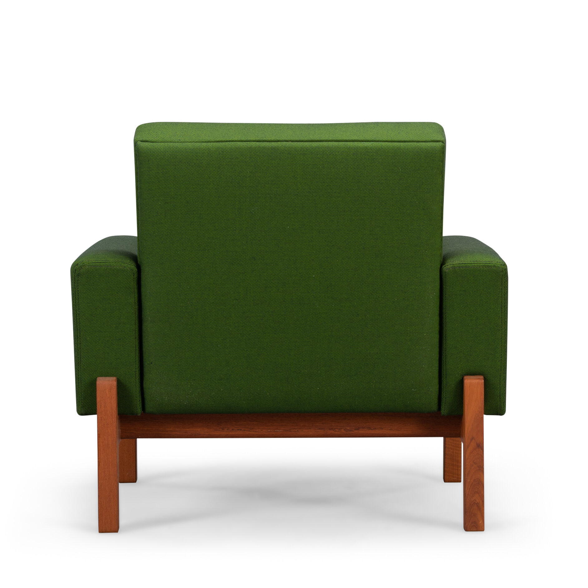 Green AP34/1T armcchair by Hans J. Wegner for A.P. Stolen, 1960s