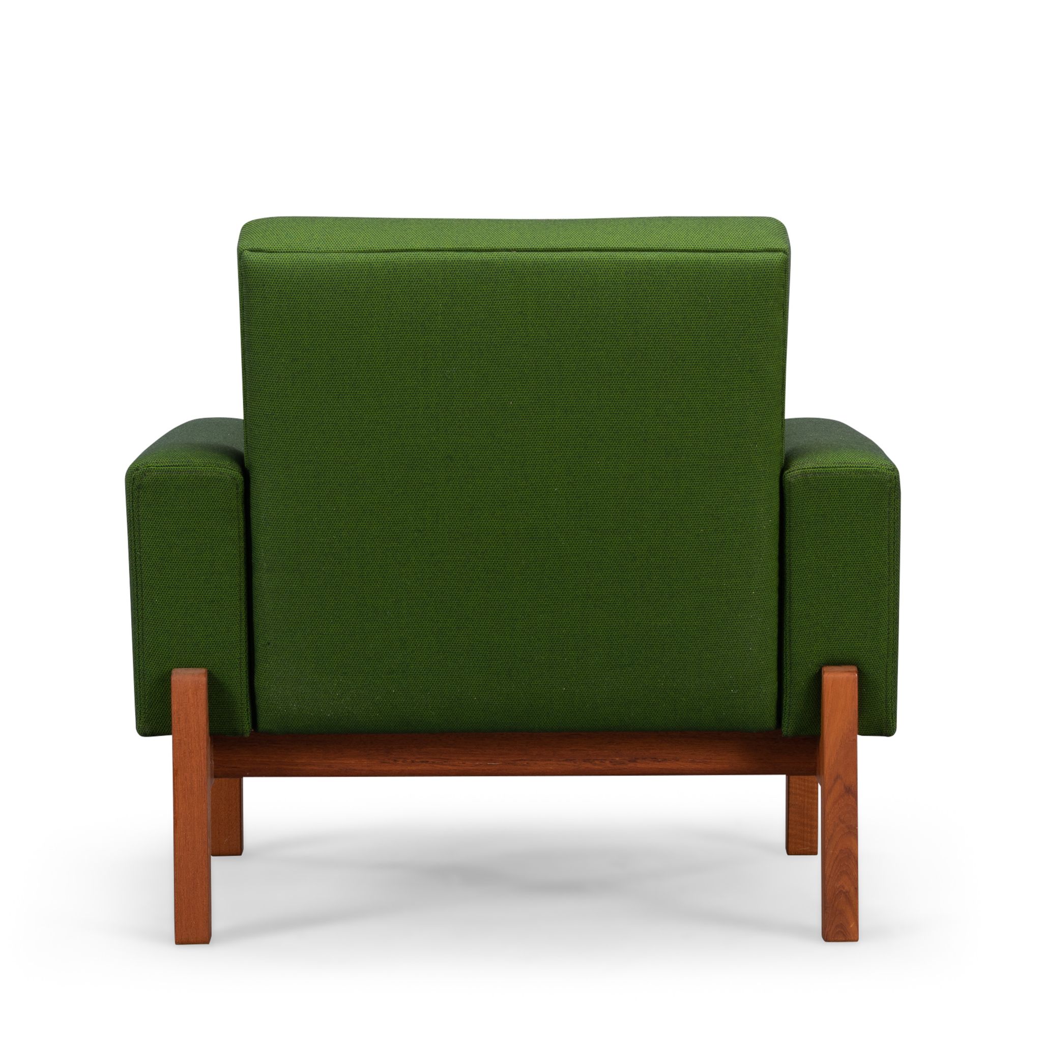 Green AP34/1T armcchair by Hans J. Wegner for A.P. Stolen, 1960s
