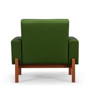 Green AP34/1T armcchair by Hans J. Wegner for A.P. Stolen, 1960s
