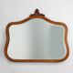 20th century Belgian Louis XV Style carved Oak Mirror