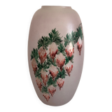 Vase Art-Déco en pâte de verre signé A. Naudy