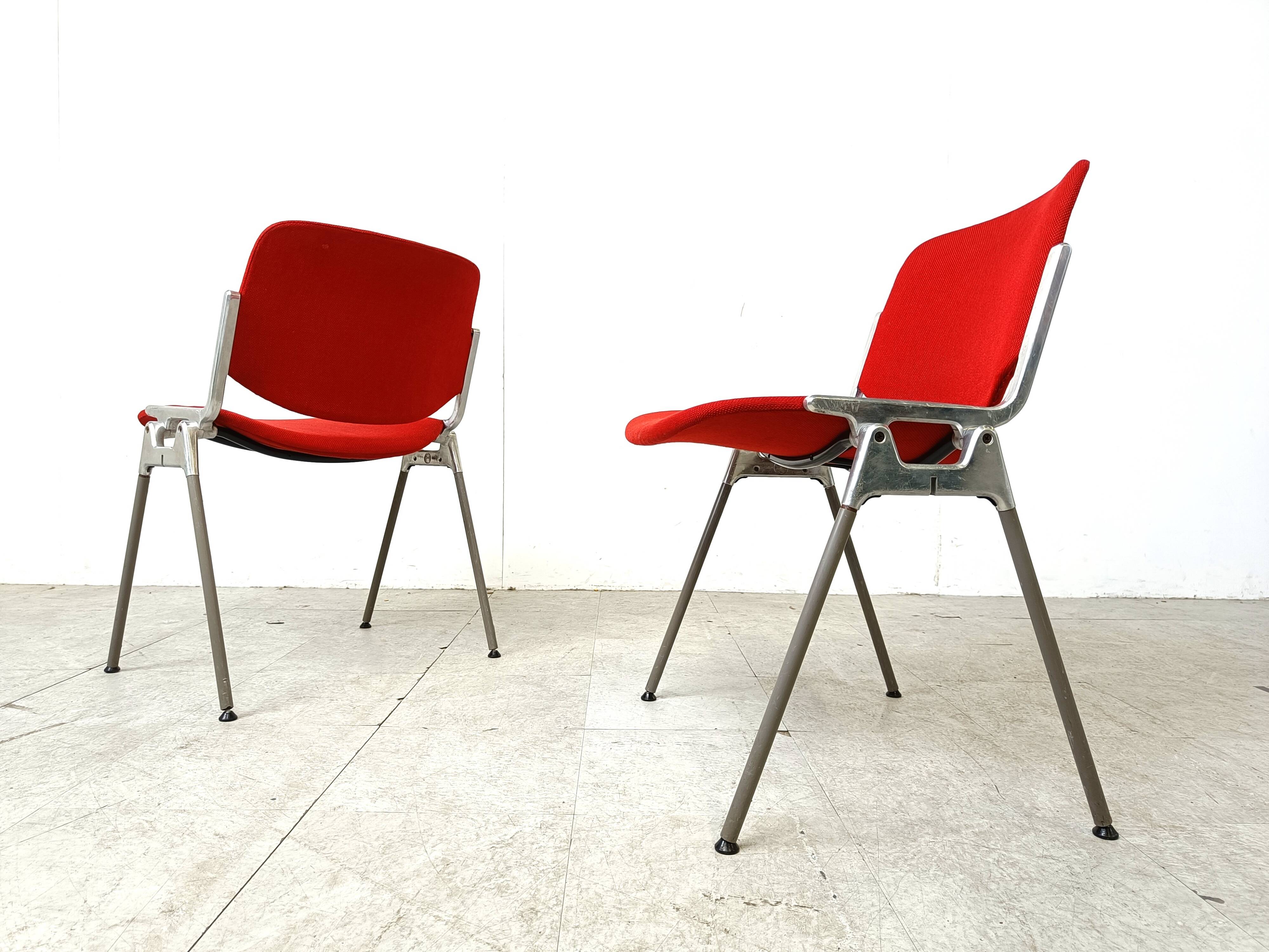 Chaises d'Appoint Vintage DSC 106 par Giancarlo Piretti pour Castelli, 1970s, set de 8