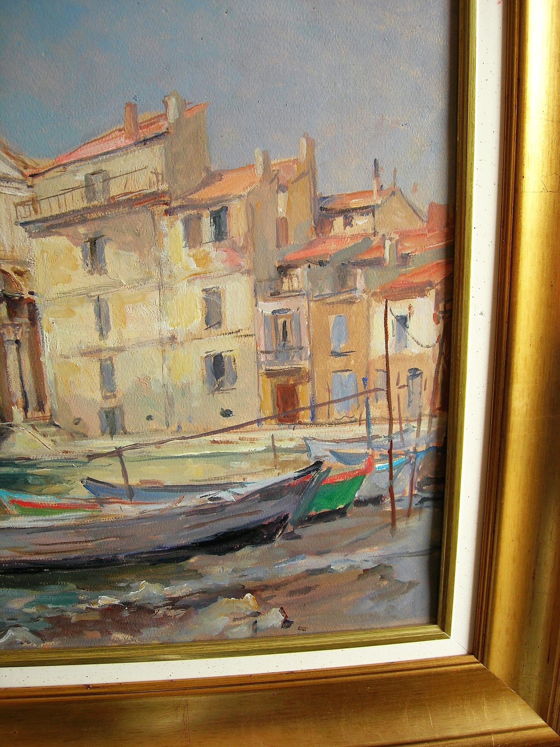 Martigues by robert laroche (1896-1974)