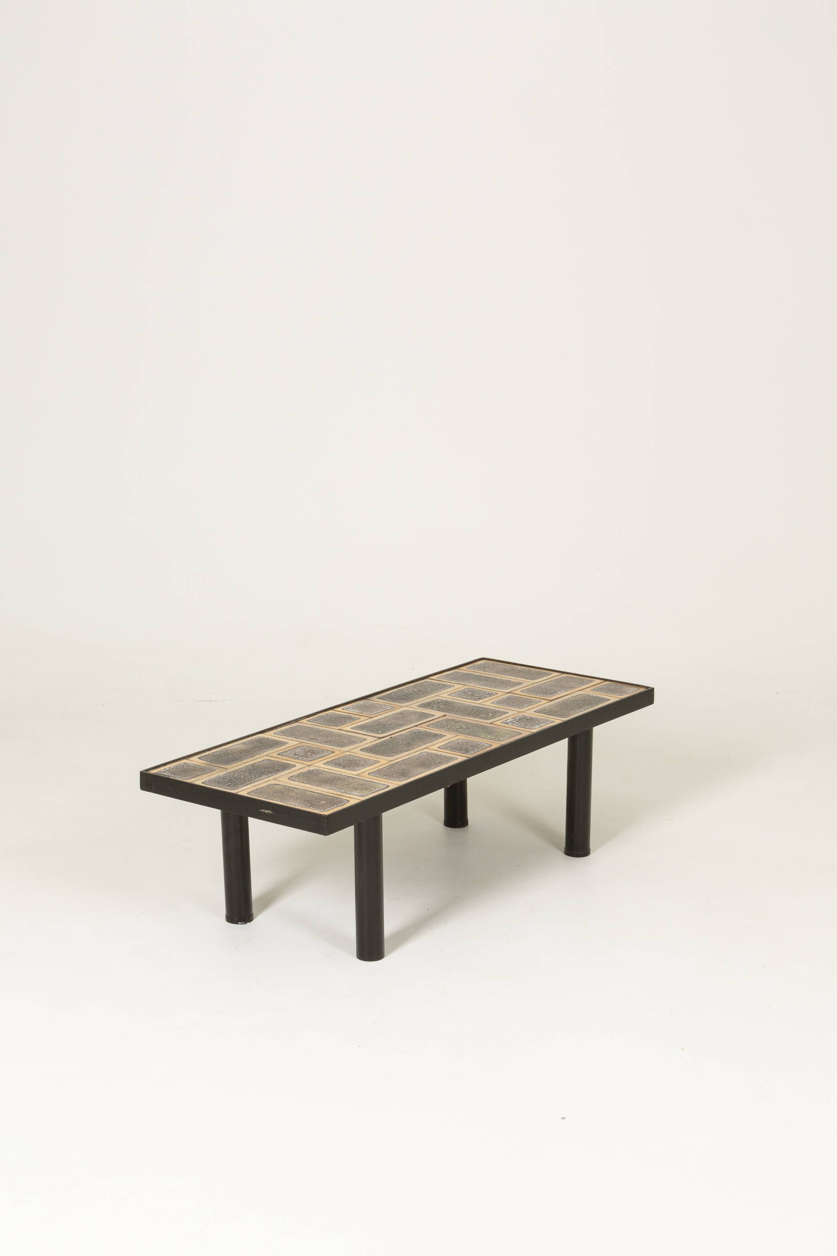 Table basse céramique vintage