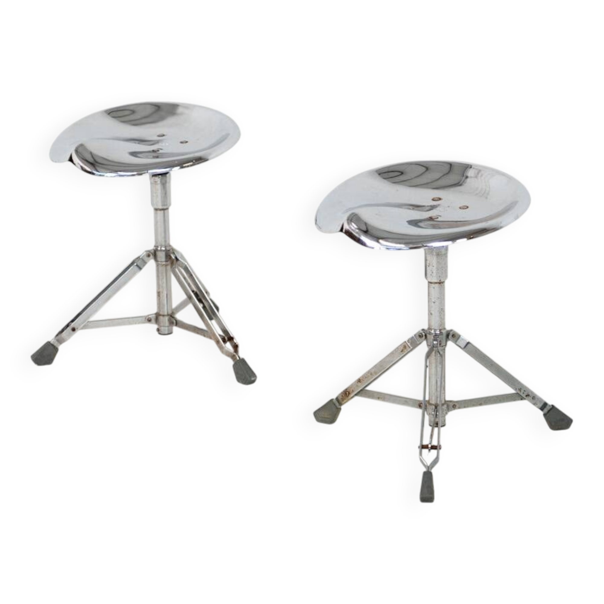 Rare pair of Dulton stools by Yasu Satamoto