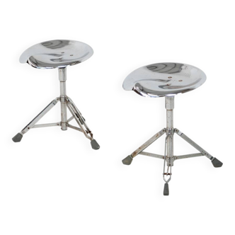 Rare pair of Dulton stools by Yasu Satamoto