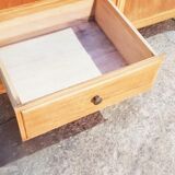 Vintage asymmetrical wardrobe