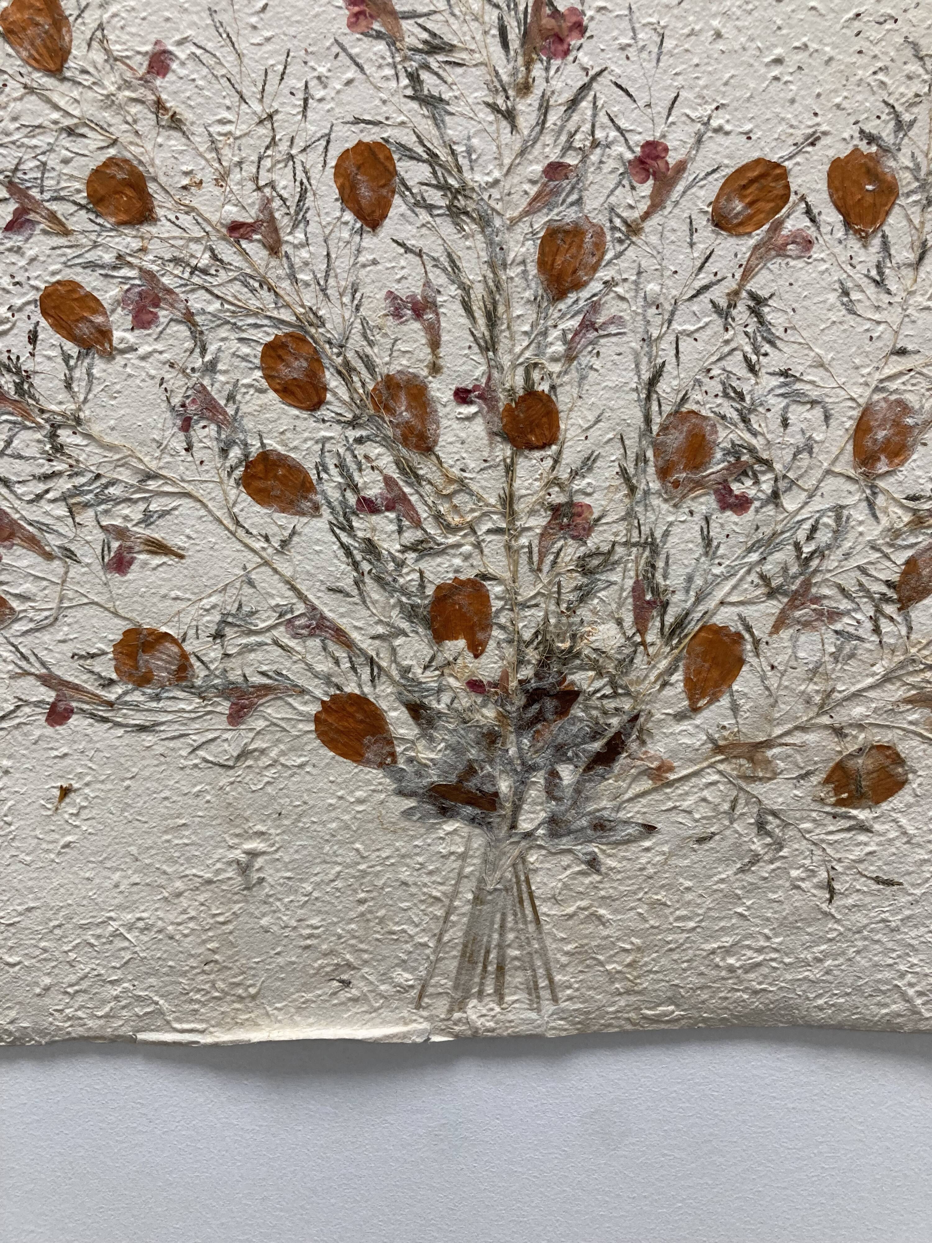 Vintage dried flower board