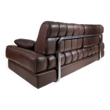 Vintage DS 85 Brown Leather Daybed by De Sede, 1980s