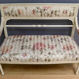 Louis XVI style lounge with benches and armchairs – 2nd part of the 20th century