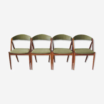 Set of four rosewood chairs, Danish design, 70s, made by Kai Kristiansen