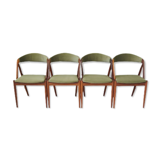Set of four rosewood chairs, Danish design, 70s, made by Kai Kristiansen