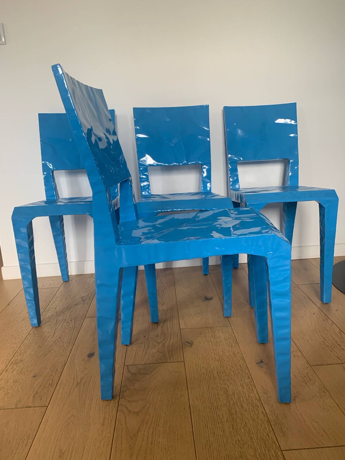 Set of 4 chairs by François Azambourg