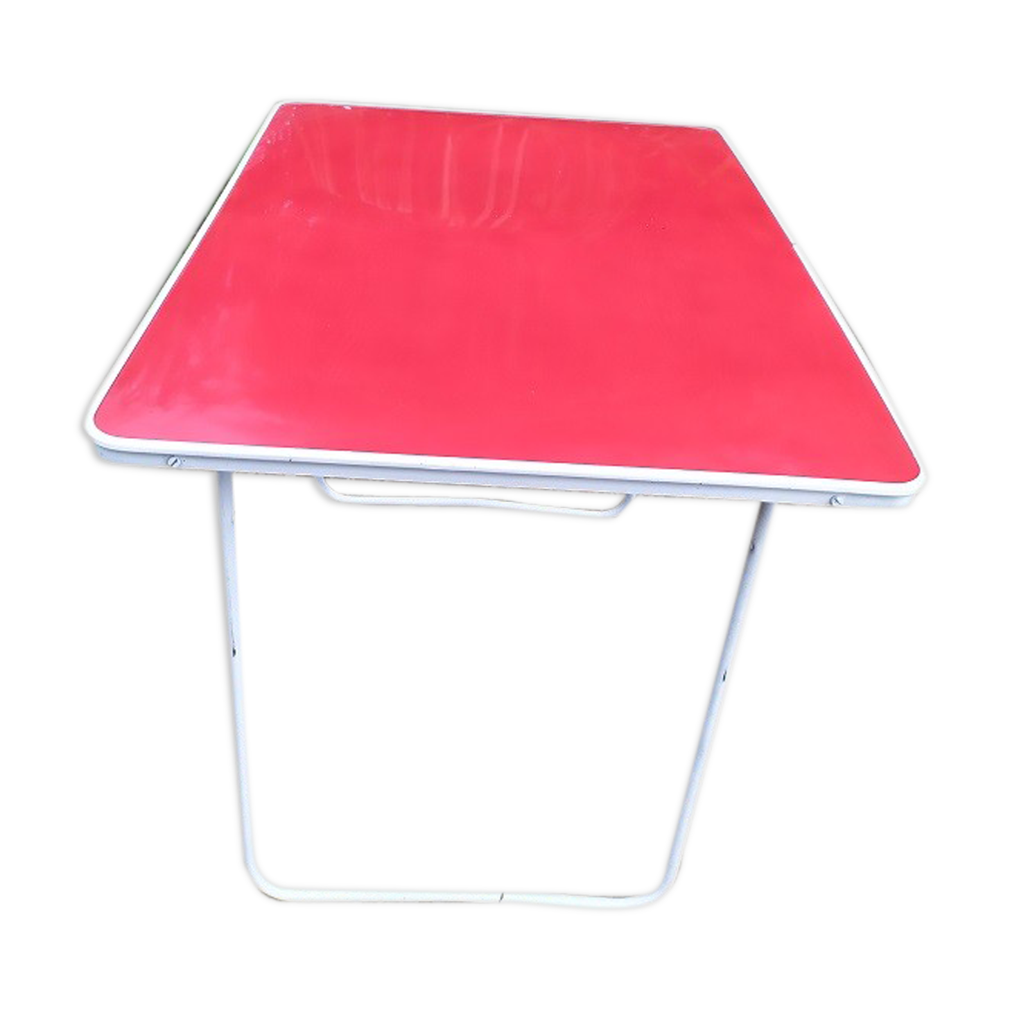 Old vintage fold camping table old pic-nique appoint