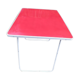 Old vintage fold camping table old pic-nique appoint