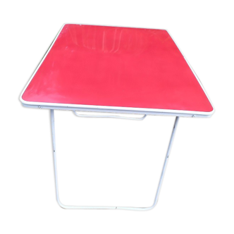 Old vintage fold camping table old pic-nique appoint