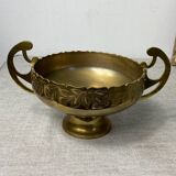 Saladier art nouveau en laiton