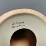 Ceramic table lamp from Danish Johgus, 1970s–80s.