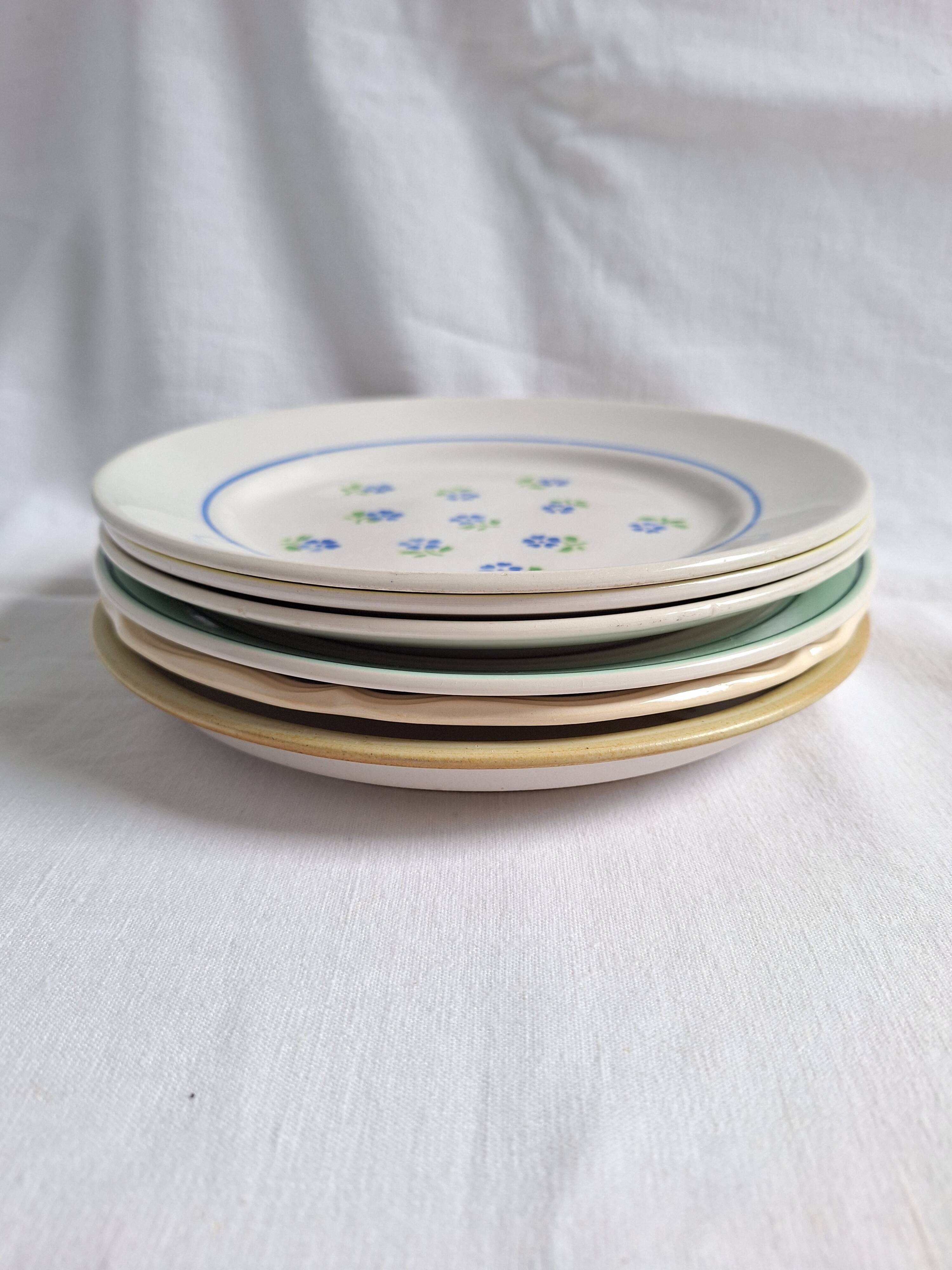 Flat plates Henriot, Céranord, Sarreguemines Digoin