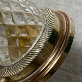 Crystal and bronze lamp bases